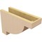 Ekena Millwork 5"W x 15"D x 10"H Classic Alpine Rough Cedar Woodgrain TimberThane Corbel, Primed Tan CORUR05X15X10ALPRCPR - alternate 3